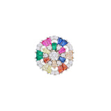 Rainbow American Diamond Studs