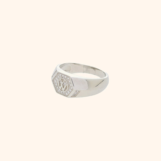 Fancy Zircon Diamond Ring