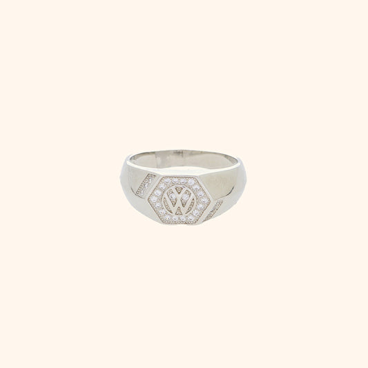 Fancy Zircon Diamond Ring