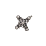 Oxidised Silver Clip-On Nose Pin