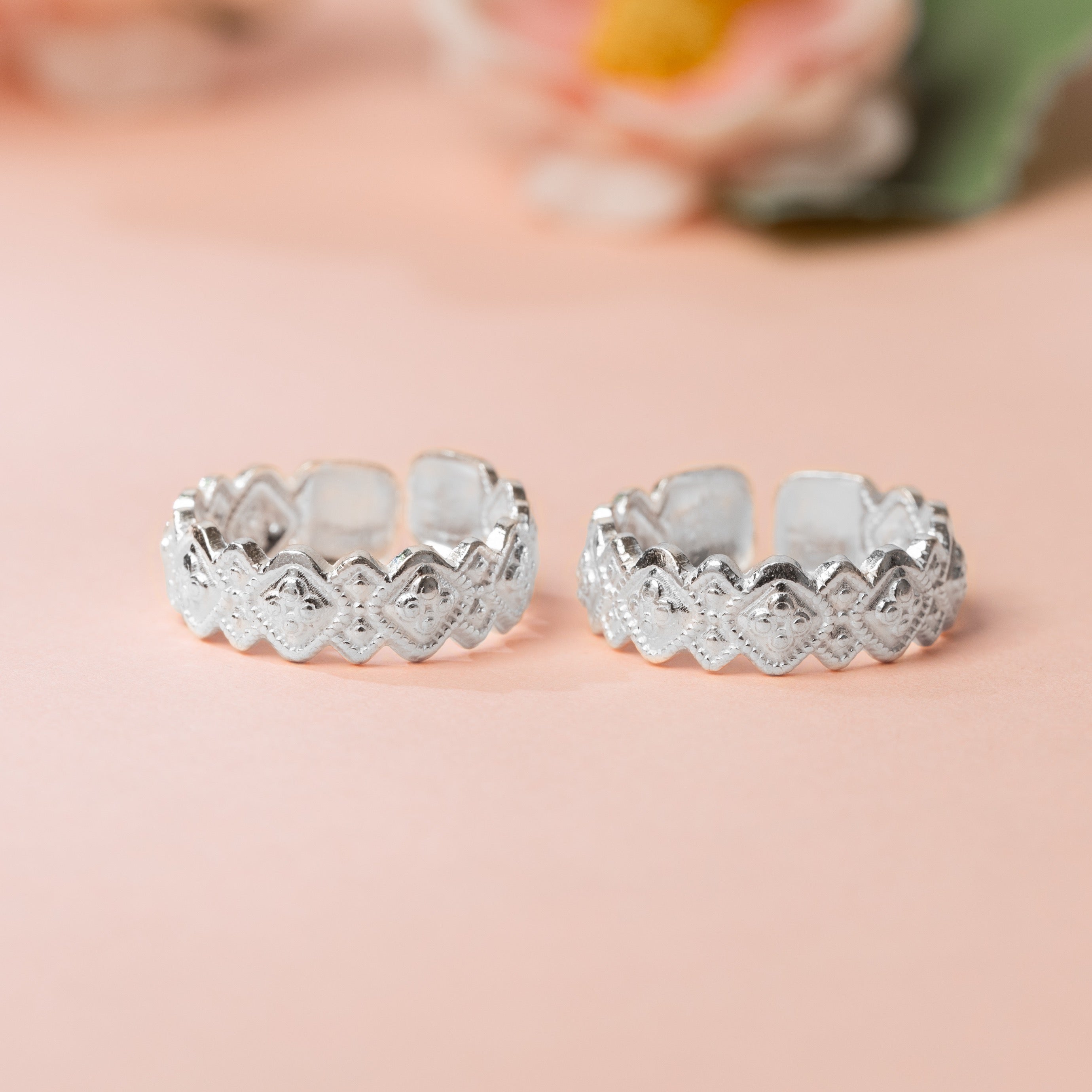 Chandi Wave Toe Ring
