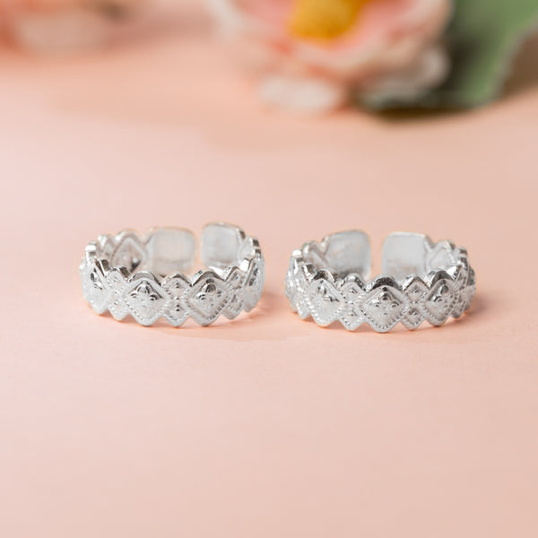 Chandi Wave Toe Ring