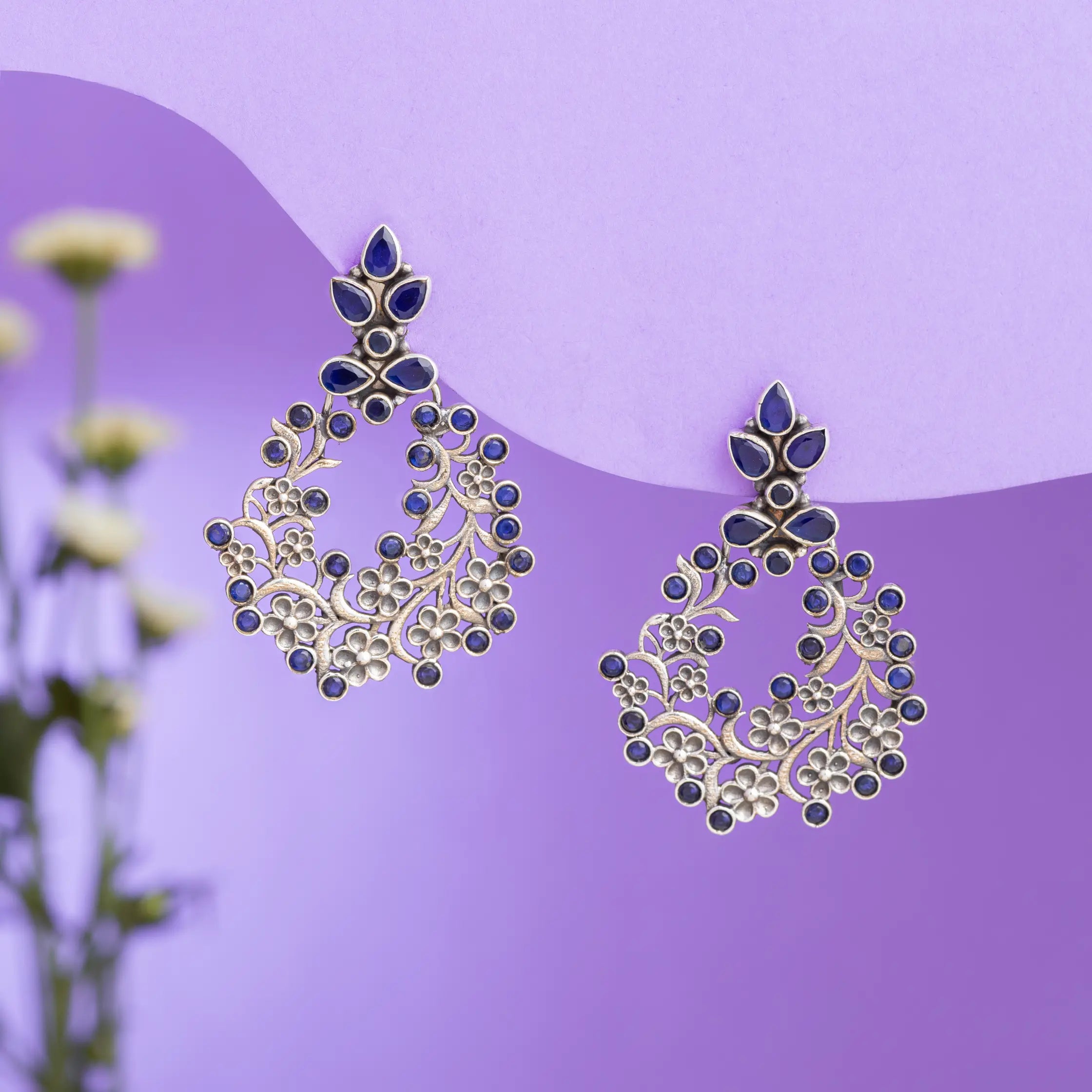 A Gem as Calm as the Sea Jhumka