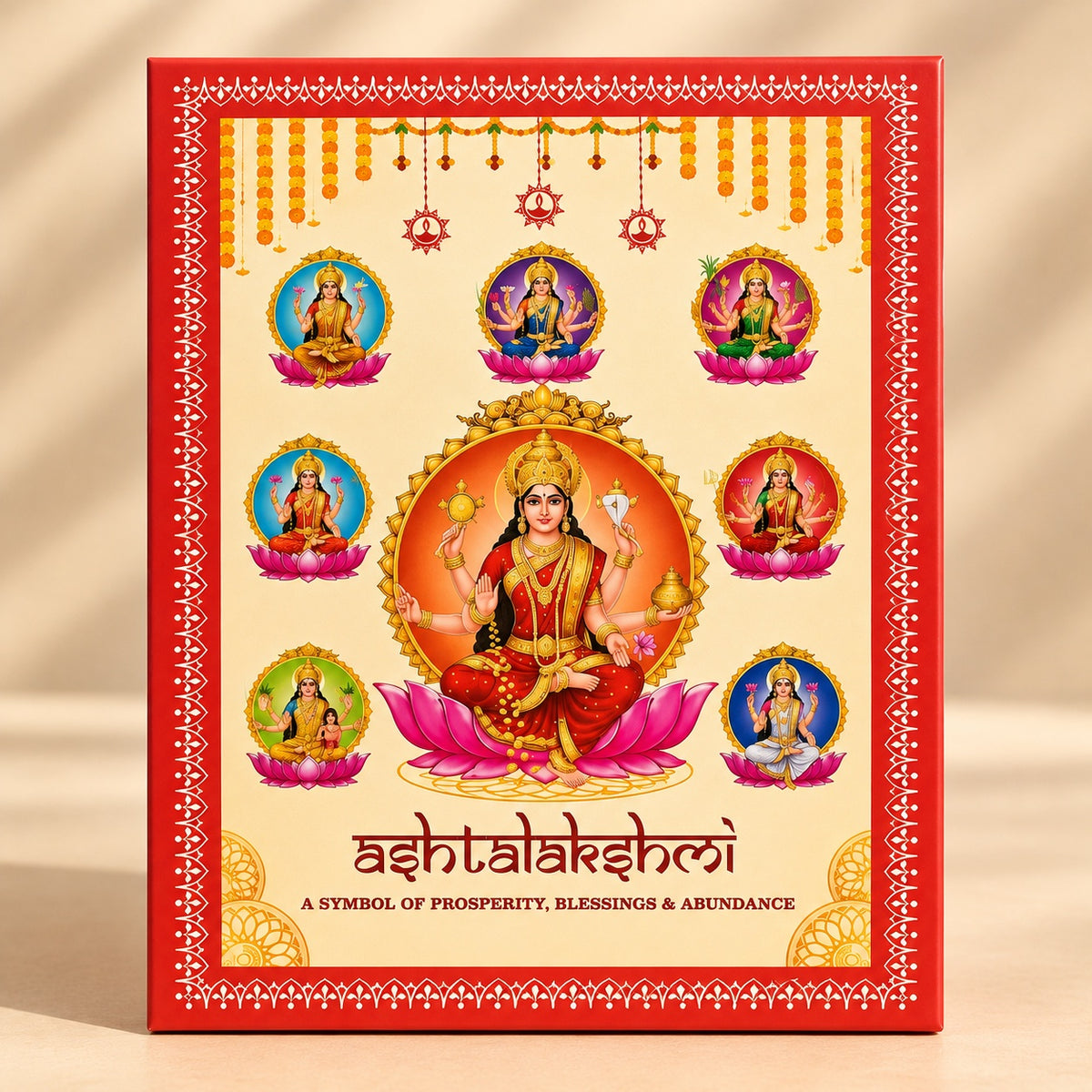 Ashtalakshmi Silver Coin Gift Box