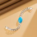 Azure Crest Silver Bracelet