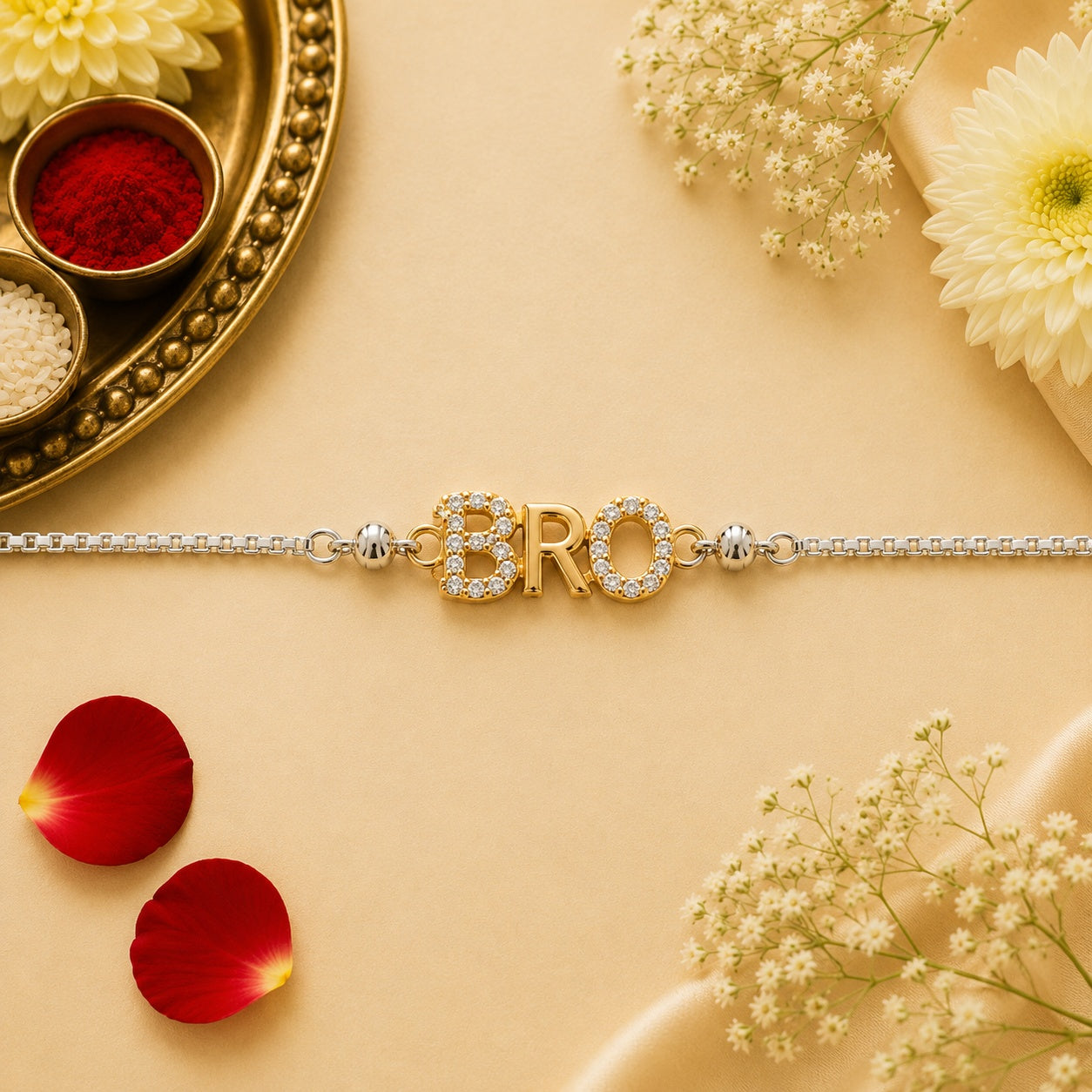 Bro Bond Silver Rakhi