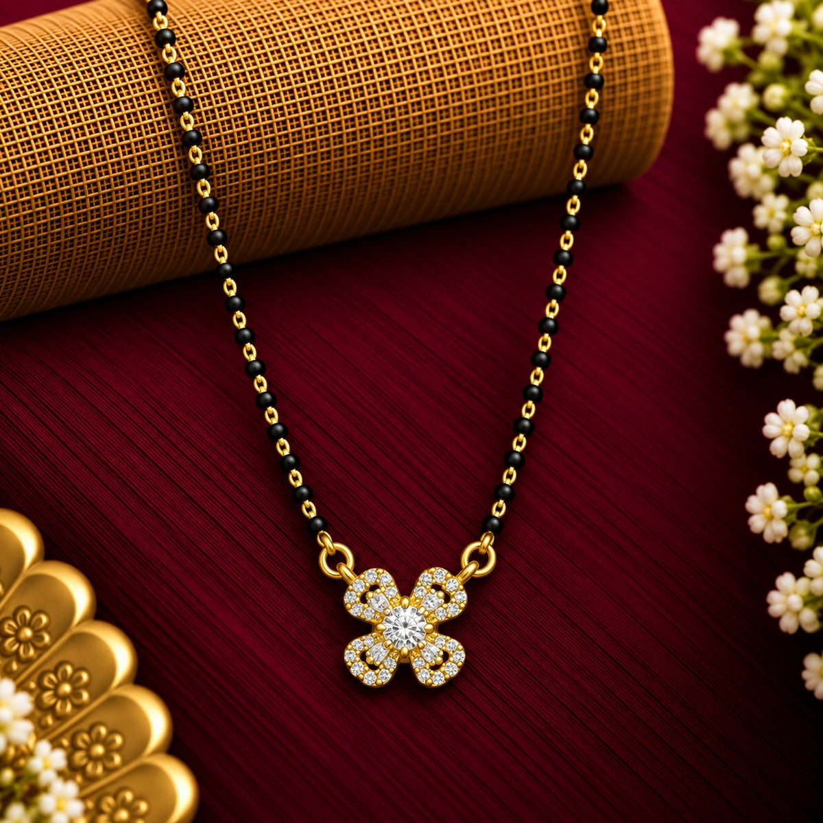Butterfly Spark Mangalsutra