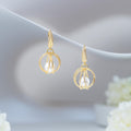 Celestial Pearl Cage Earrings