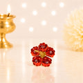 Crimson Hibiscus Flower