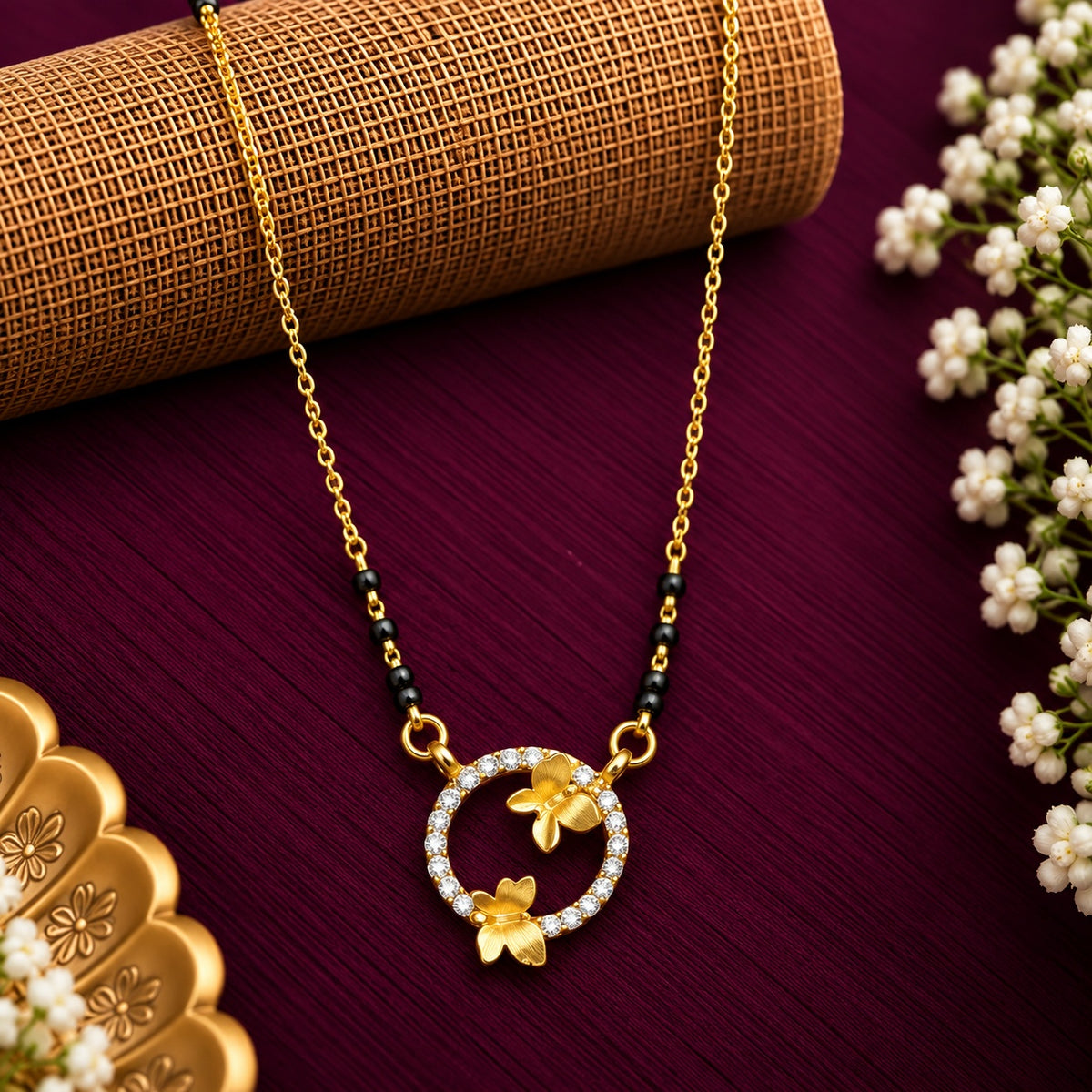 Butterfly Circle Mangalsutra