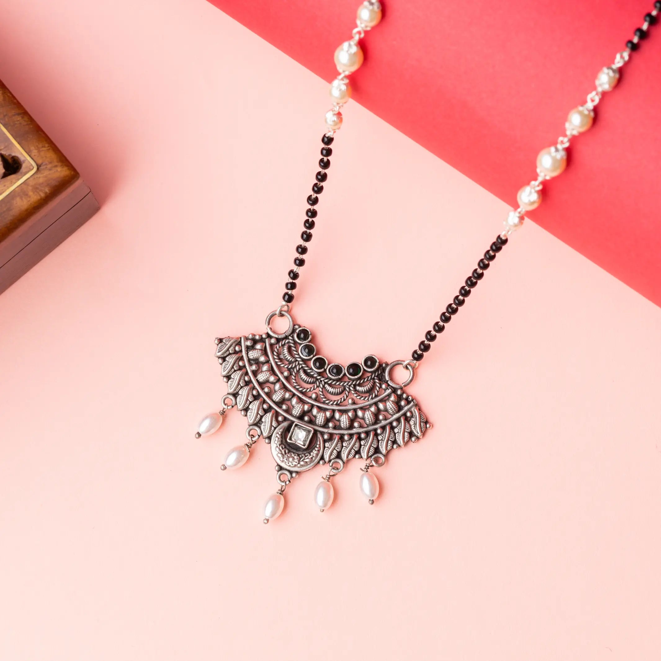 Chic, Silver, Serene Mangalsutra