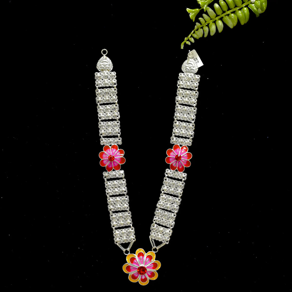 Floral Meenakari Haar