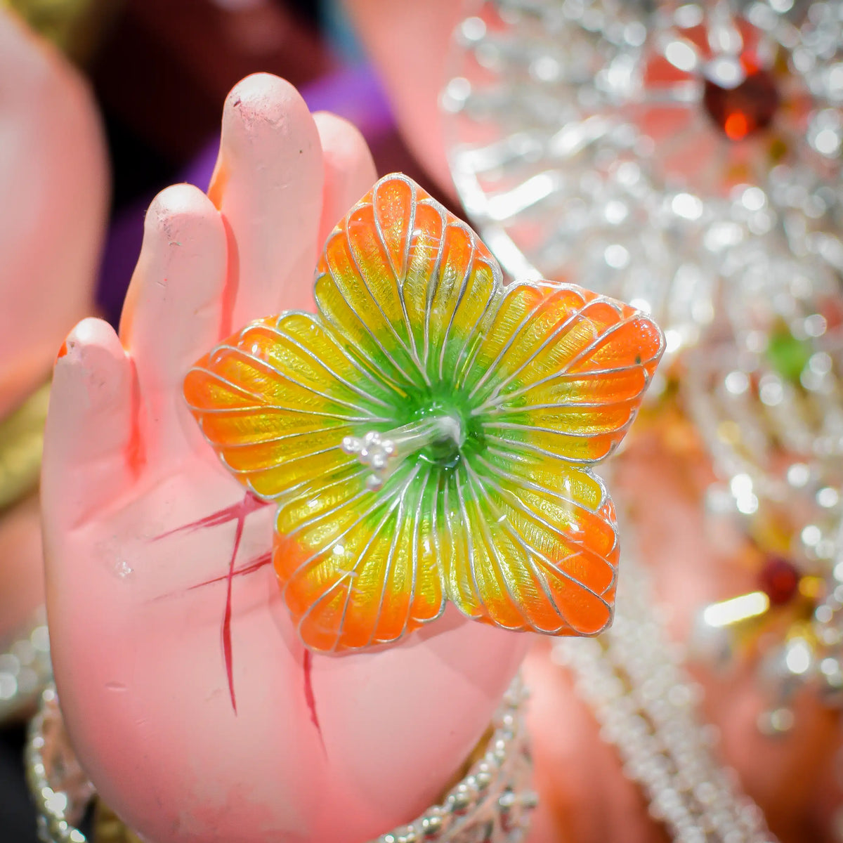 Meenakari Flower