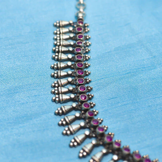 Simple Yet Stunning Pink Stone Necklace