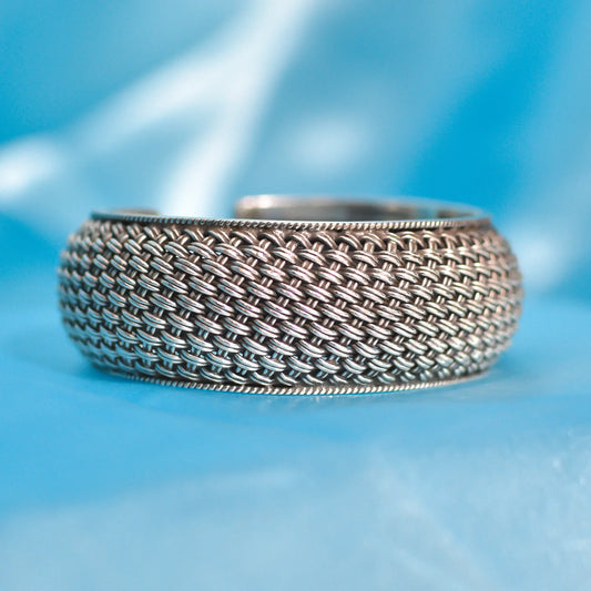 Cross and Knotted Bracelet - Free Size
