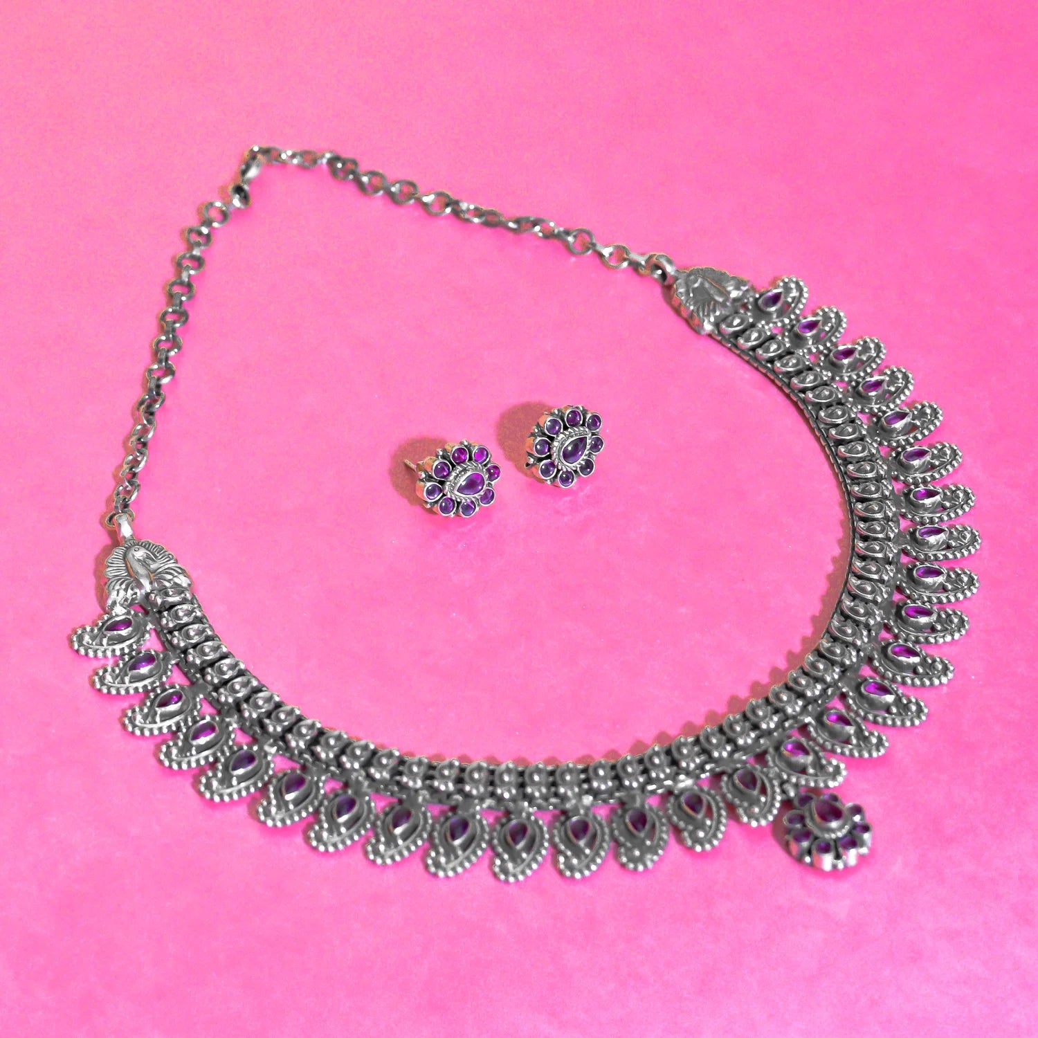 Beautiful koiri Choker With Earrings