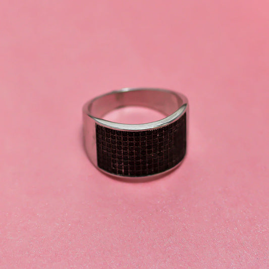 Show-Stopper Black Zircon Diamond Band