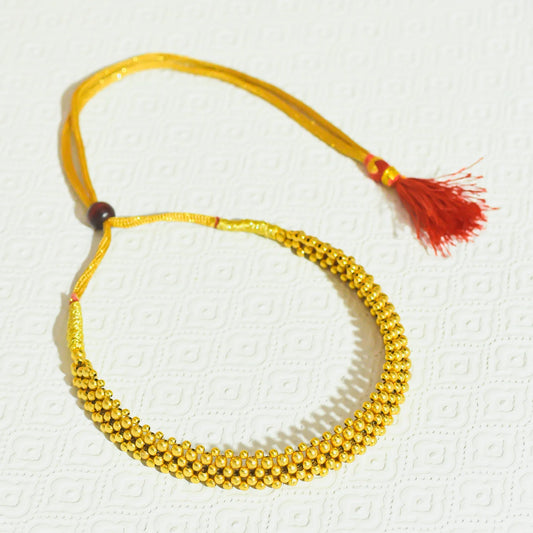 Gold Polish Thushi Necklace