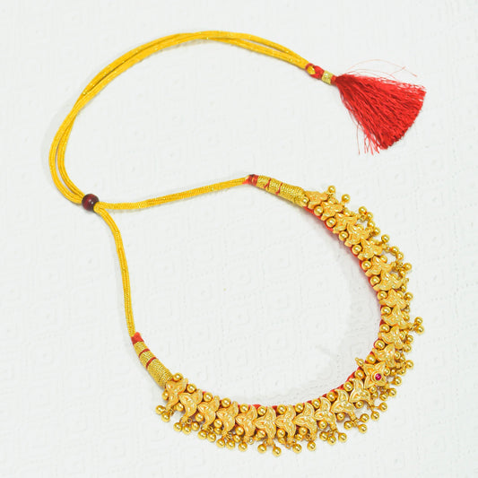 Stunning Maharashtrian Gold Polish Choker