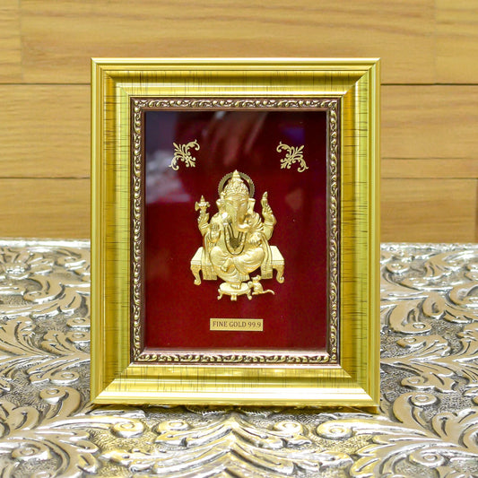Fine Gold Lord Ganesh Frame
