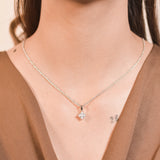 Solitaire Pendant With Chain