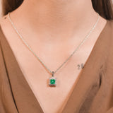 Emerald Classic Royal Pendant With Chain