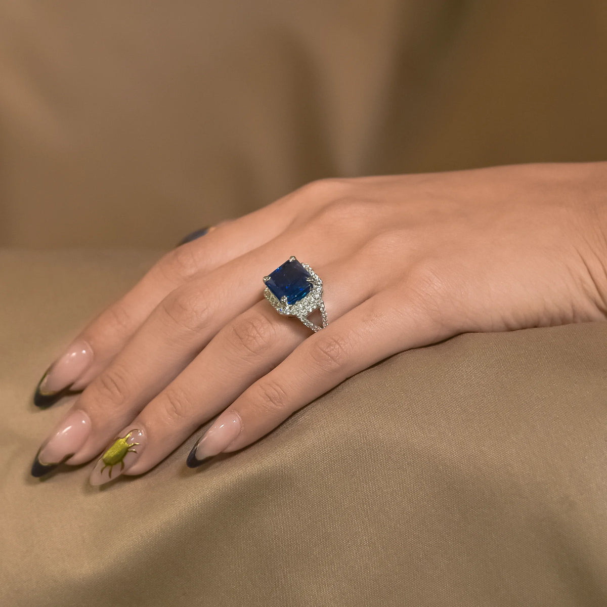 Royal  Sapphire Cocktail Ring