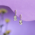 Diamond Cascade Dangling Earrings