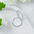 Elysia Pavé Hoop Earrings