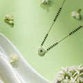 Emerald Halo Mangalsutra