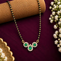 Emerald Trio Mangalsutra