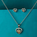 Eterna Zircon Pendant Set