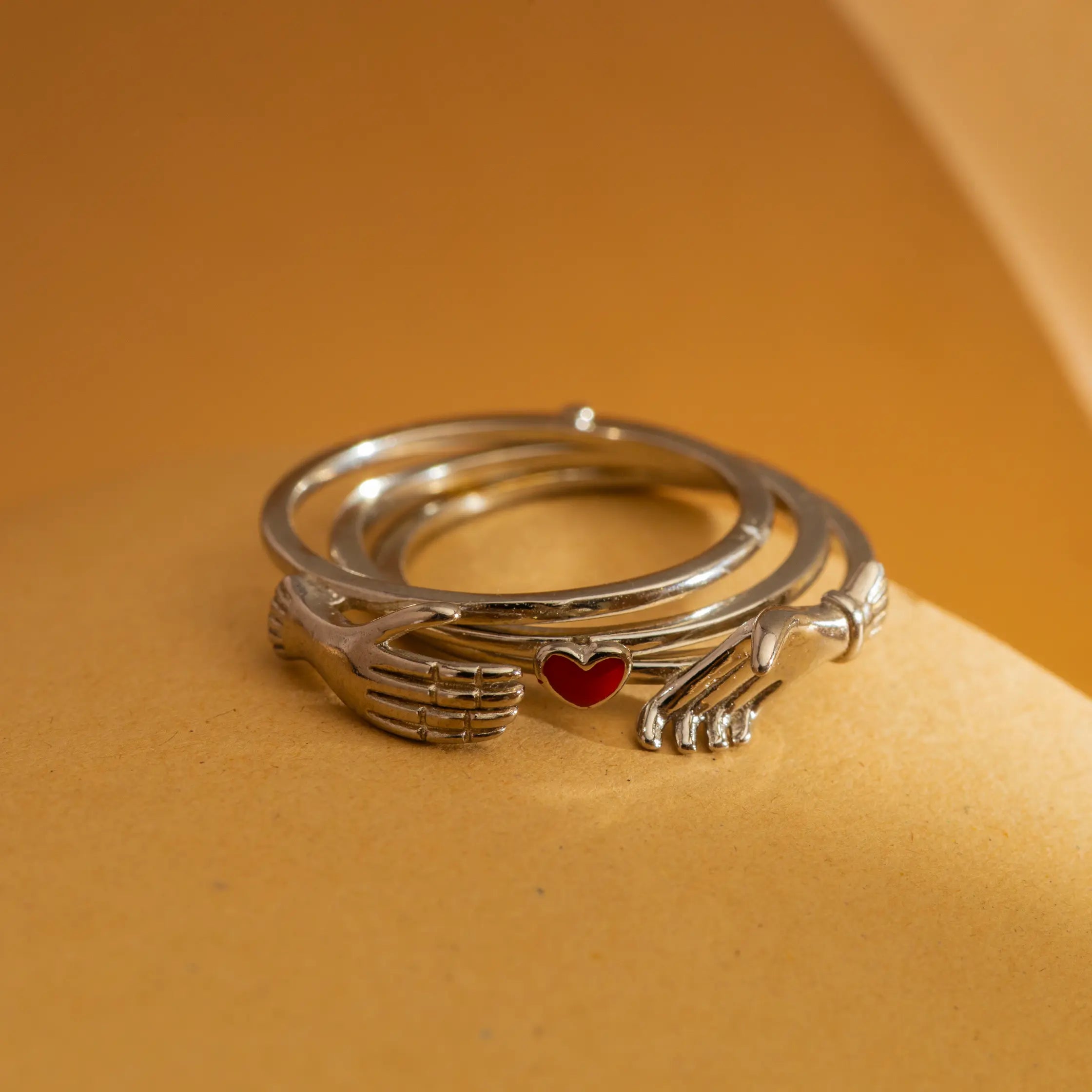 Flirty Heart Spin Ring