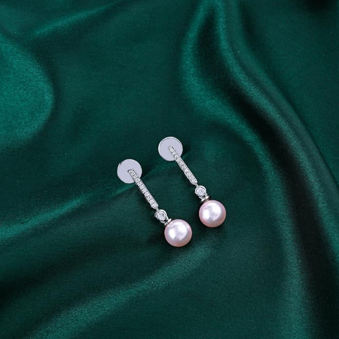 Gem Pearl Shine Earrings
