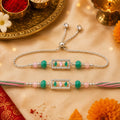 Gulnaar Bhai–Bhabhi Rakhi Set