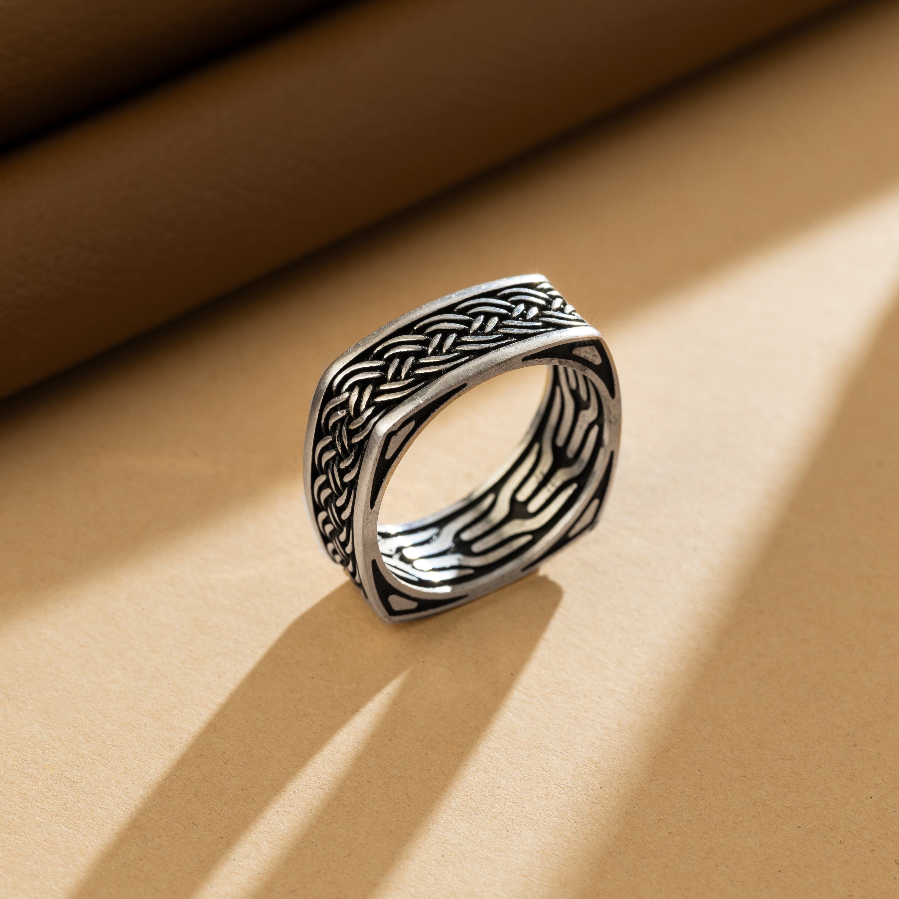 Imperial Braid Statement Ring
