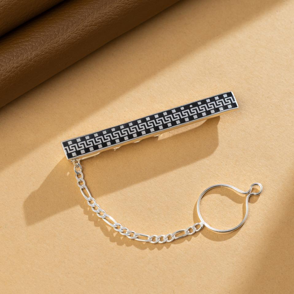 Imperial Maze Tie Clips