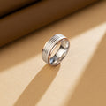 Linear Luxe Band Ring