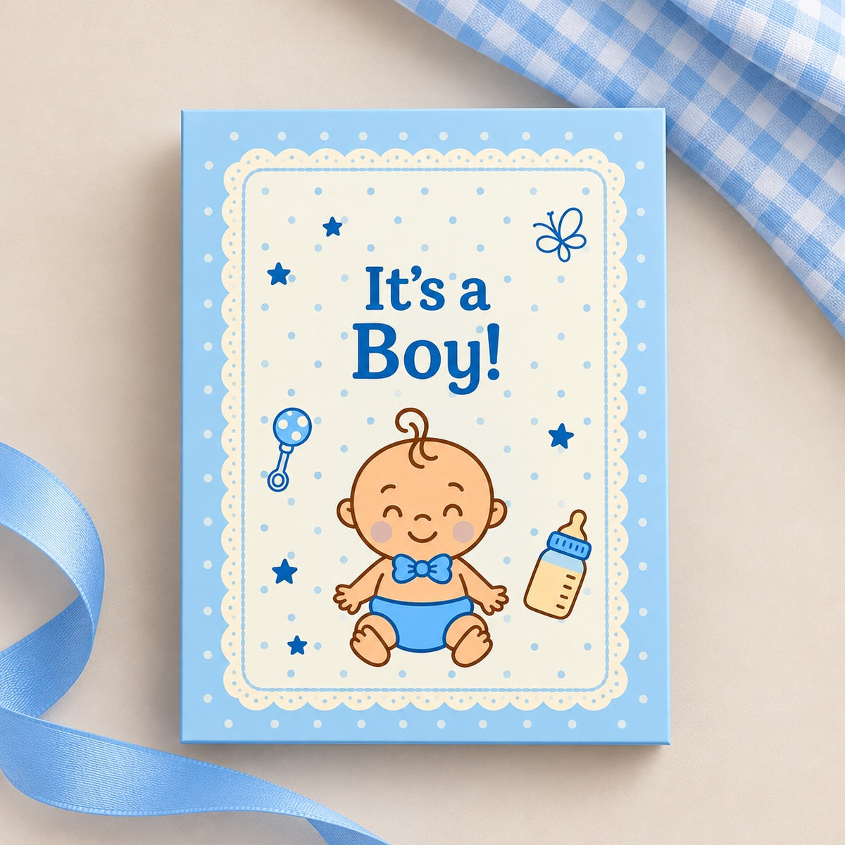 Little Prince Silver Baby Coin Gift Box