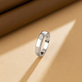 Lumiere Solitaire Band Ring