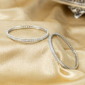 Lustra Stones Bangles  (Pair)