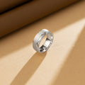 Matte Crest Band Ring