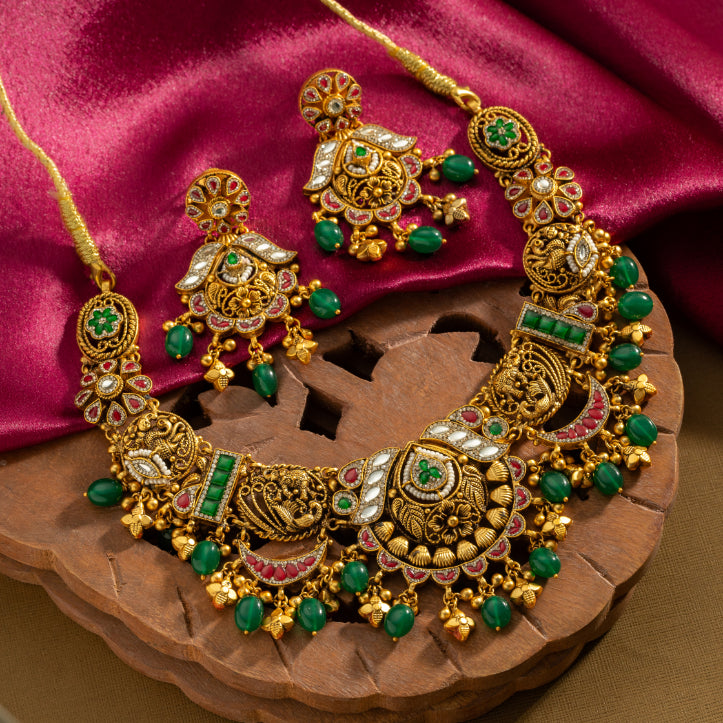 Meenakari mahal haar