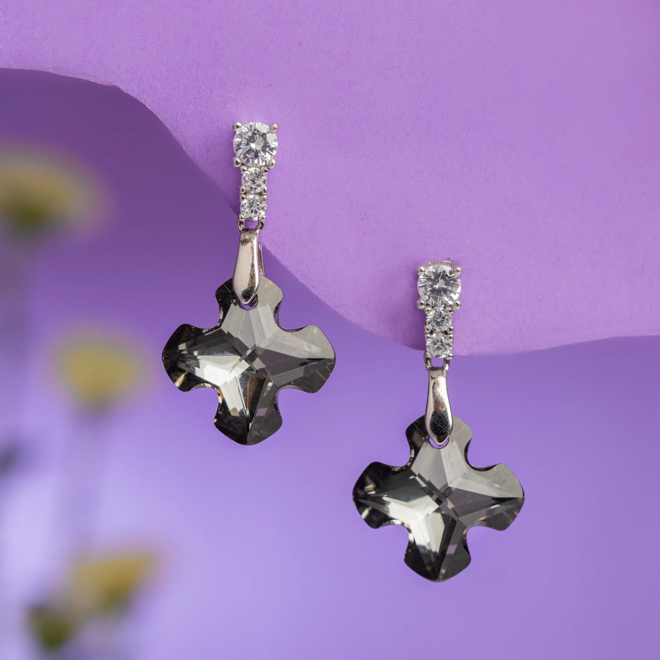 Noir Diamond Danglers