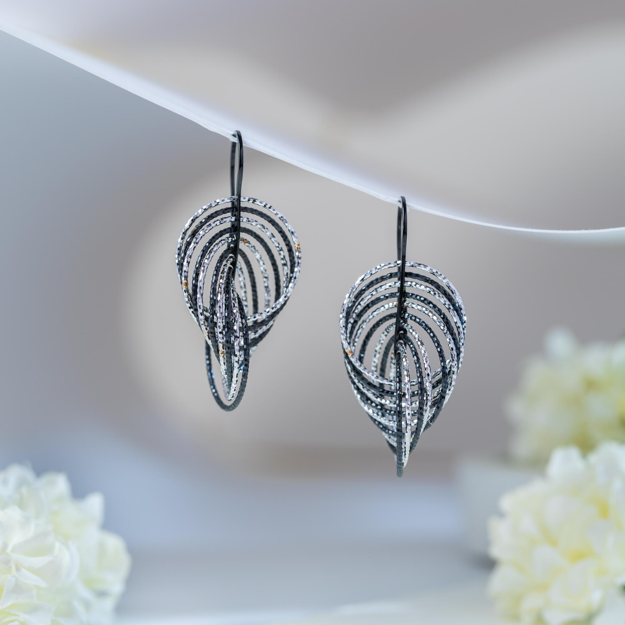 Noir Orbit Earrings