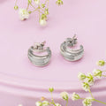 Oyster Light Hoops