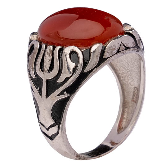 Reddish Brown Stone Ring