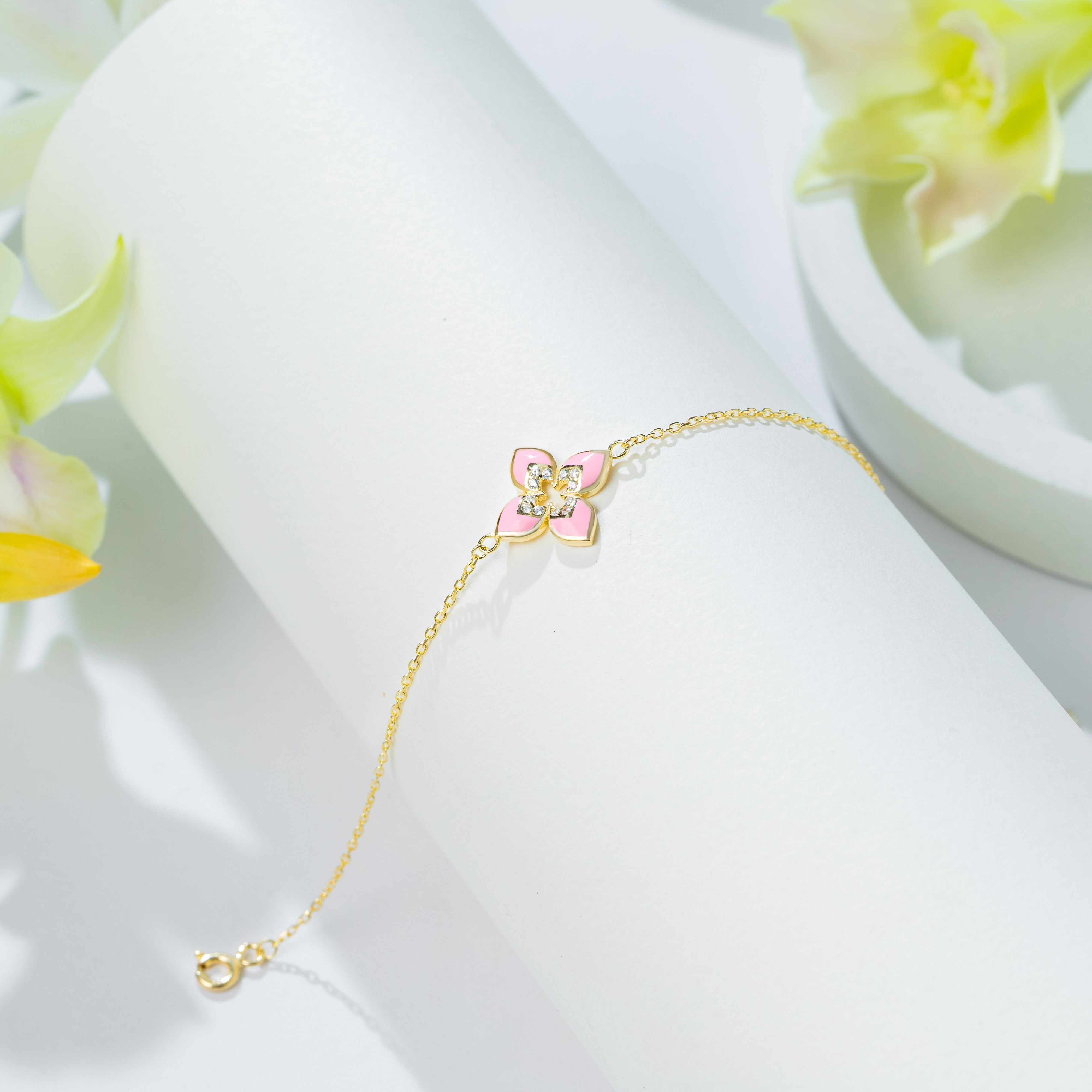 Pink Fleur Bracelet