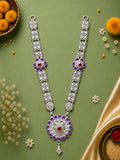 Purple Daisy Silver Haar