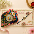 Pushp Chakra Silver Rakhi Coin Gift Set